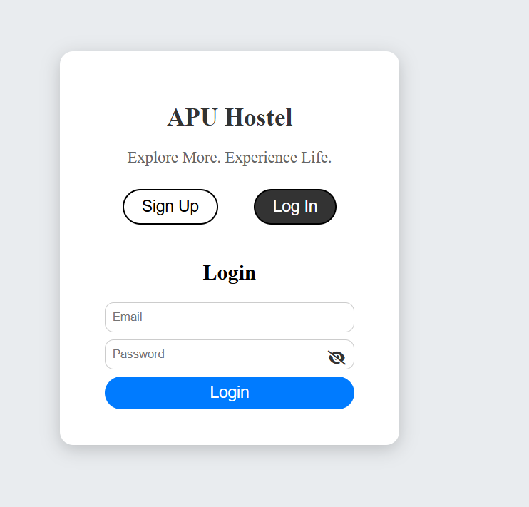 APU Hostel screenshot